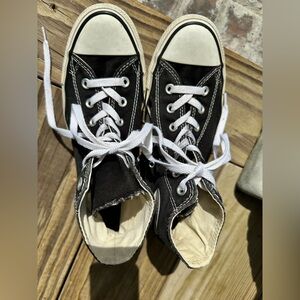 Converse Black and White High-Top Sneakers